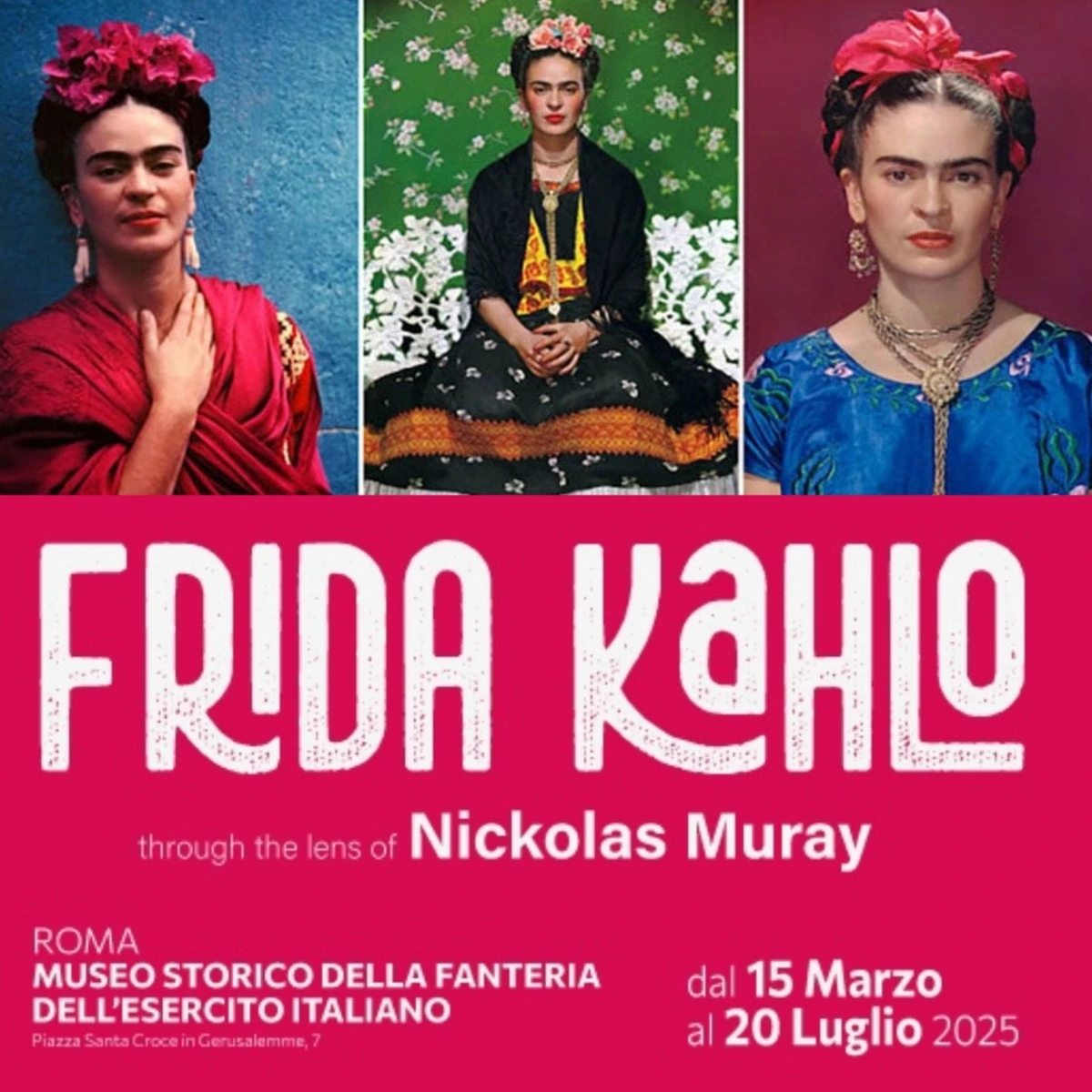 CON GLI OCCHI DELL’AMORE. A ROMA LA MOSTRA SU FRIDA KHALO ATTRAVERSO LA FOTOGRAFIA DI NICK MURAY